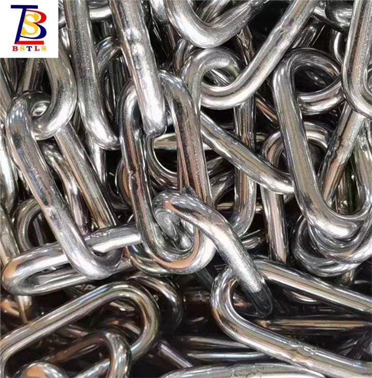 Stainless Steel Reżistenti għat-Temperatura Għolja 316 U 304 Katina ta 'Link Twil
